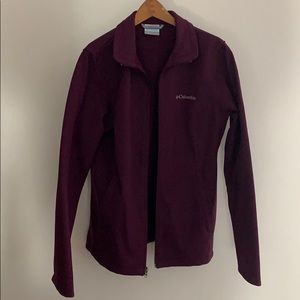Purple women’s Columbia jacket